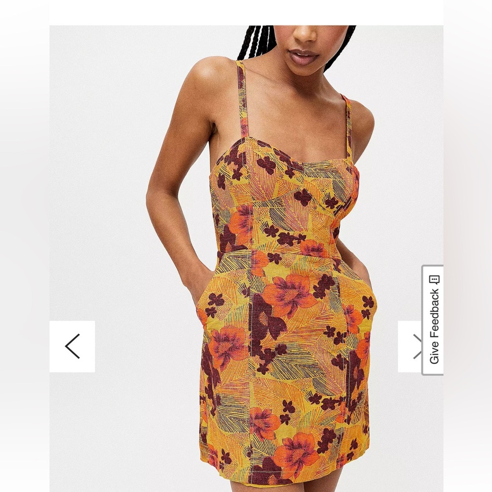 Urban Outfitters Sweet On You Mini Floral Dress, Size Small